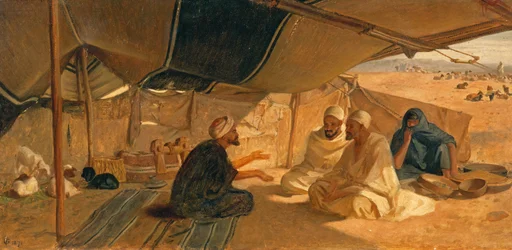 Arabi nel deserto, 1871
